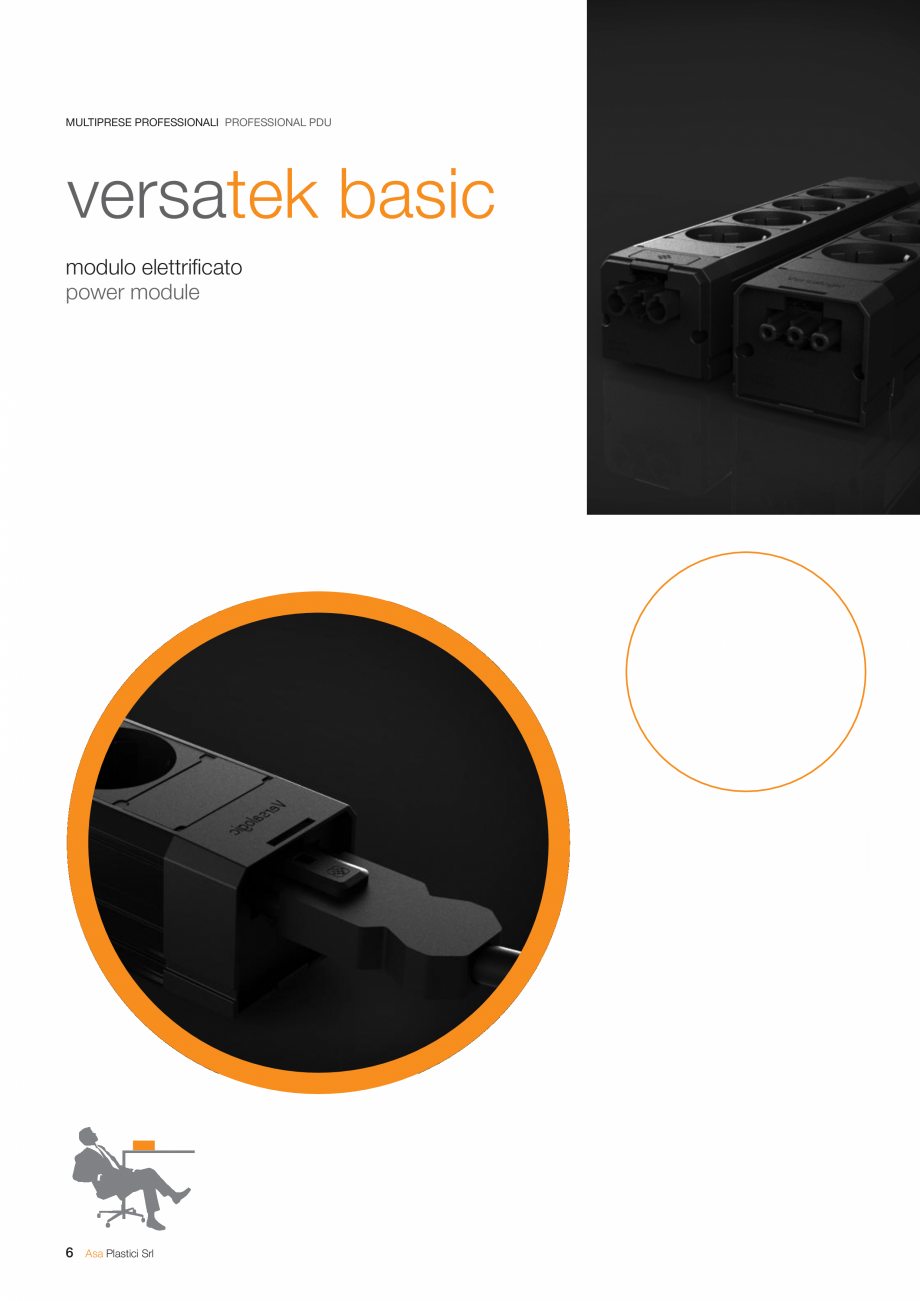Pagina 1-Sistem multi-prize  ASA VersaTek Basic  Fisa tehnica Engleza, Italiana MULTIPRESE PROFESSIONALI...