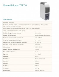 Dezumidificator casnic