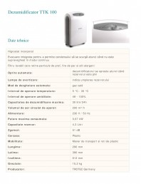 Dezumidificator casnic