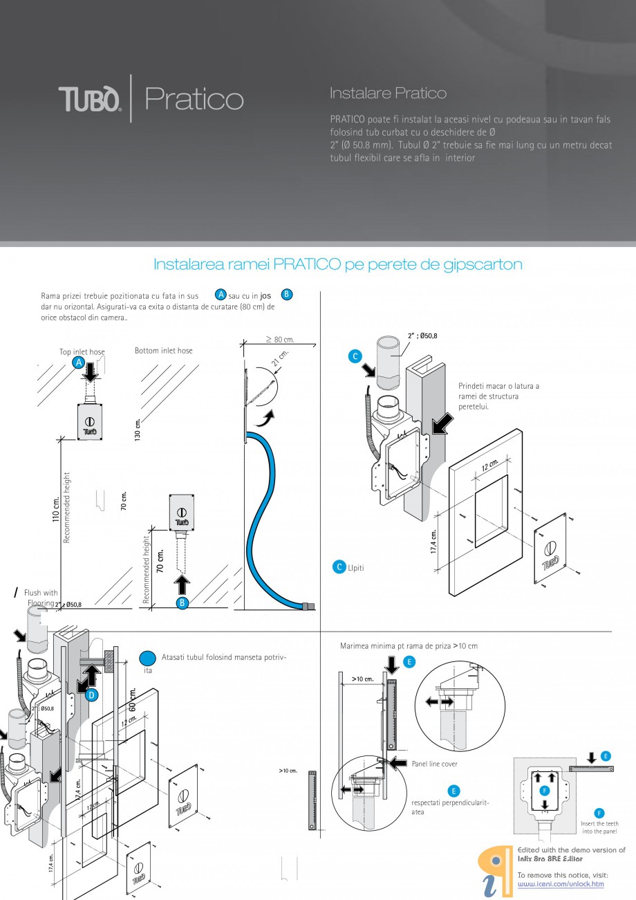 Pagina 12 - Kit pentru sistemul centralizat de aspirare TUBO PRATICO Catalog, brosura Romana ples....