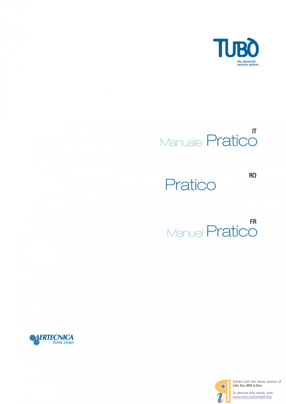 Pagina 1 - Kit pentru sistemul centralizat de aspirare TUBO PRATICO Fisa tehnica Romana, Franceza,...