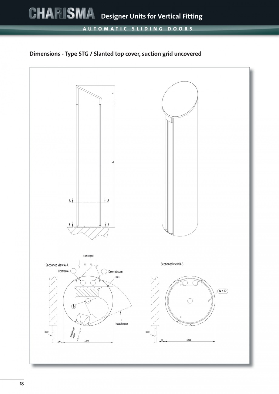 Pagina 8-Perdea de aer arhitecturala TEDDINGTON CHARISMA Fisa tehnica Engleza ream

Sectioned view B-B...
