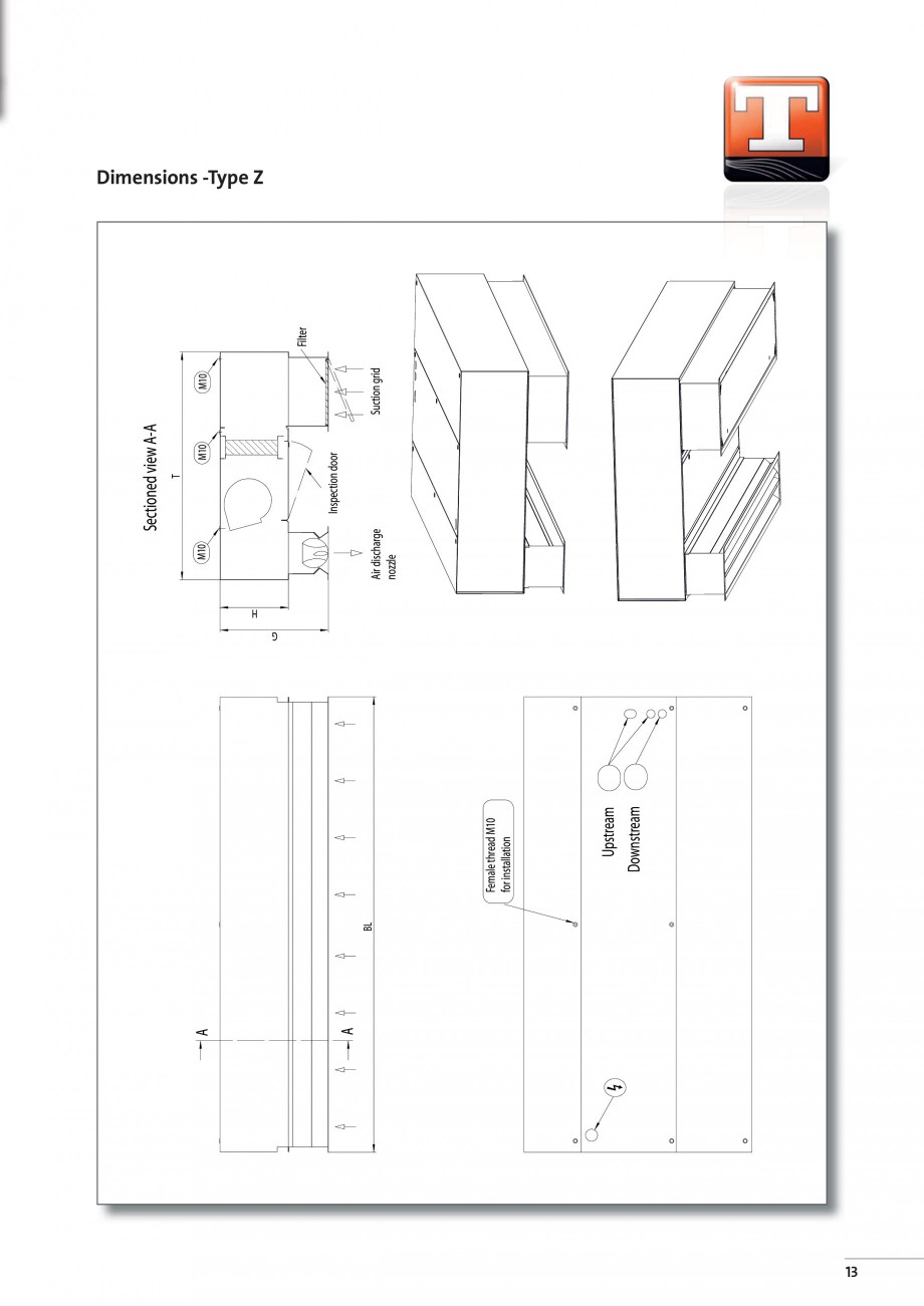 Pagina 7-Perdea de aer arhitecturala TEDDINGTON SILENT Fisa tehnica Engleza ture of 20°C and maximum air...