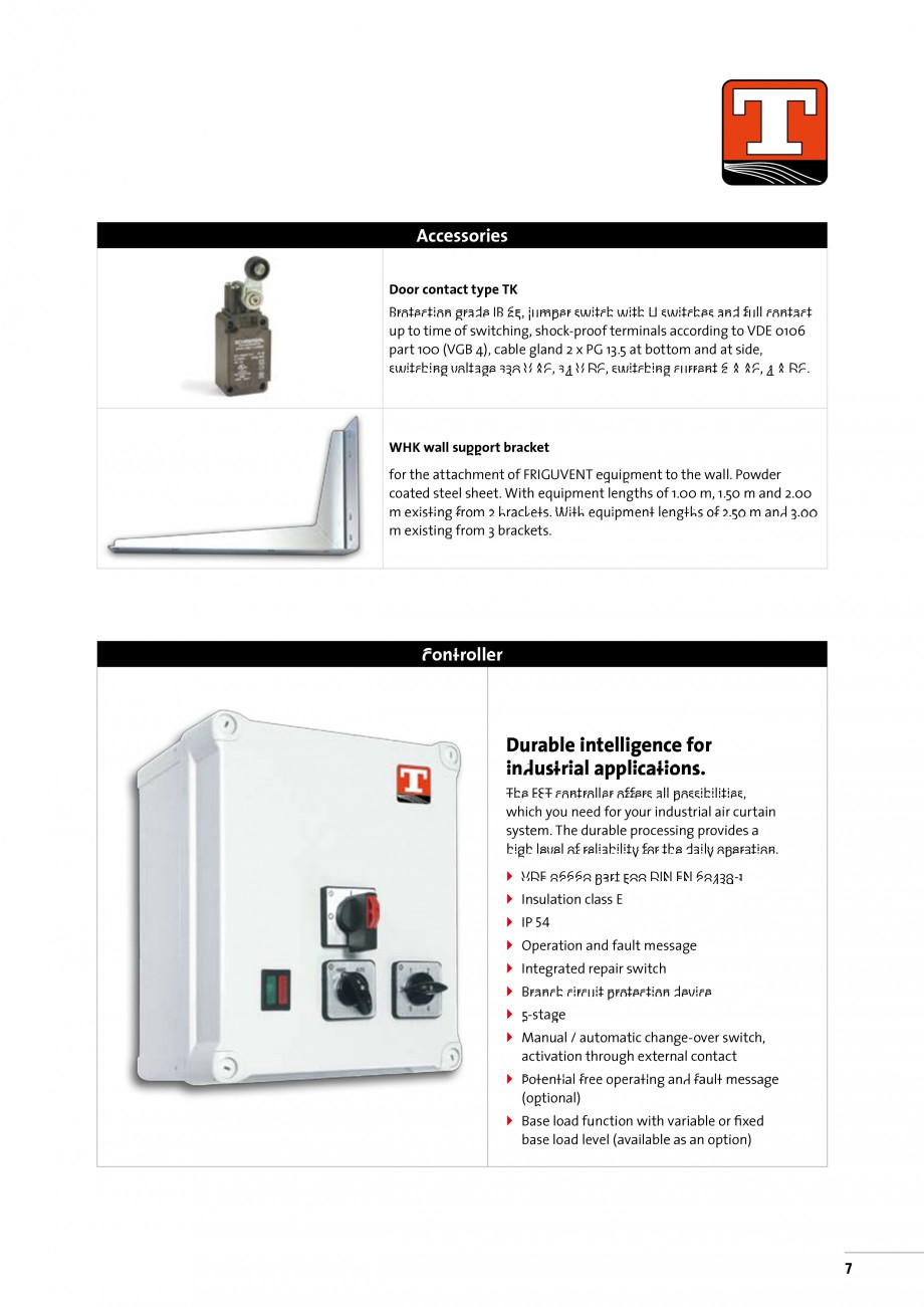Pagina 7-Perdea de aer industriala TEDDINGTON FRIGUVENT Fisa tehnica Engleza  C).

A mixing temperature...