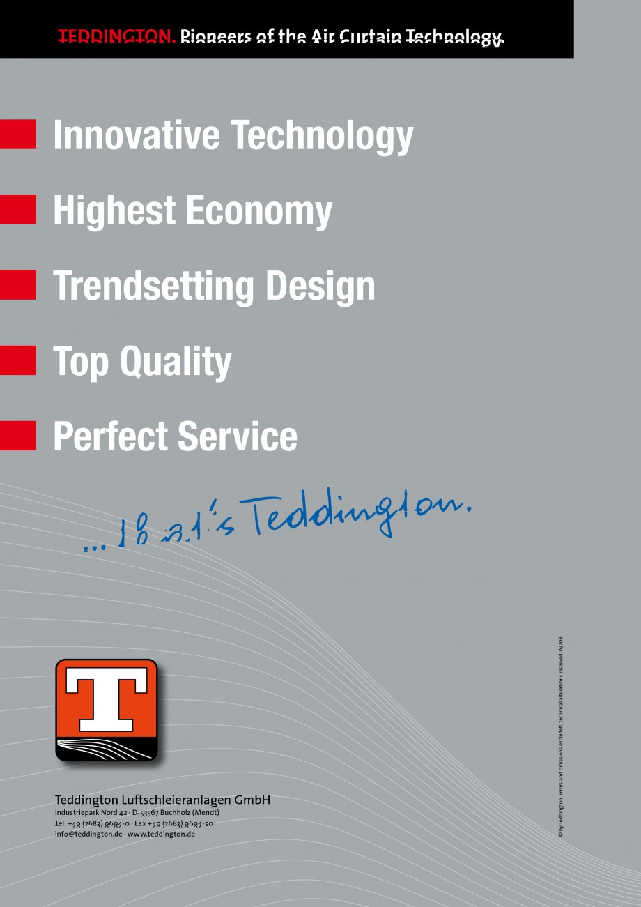 Pagina 12-Perdea de aer industriala TEDDINGTON INDUVENT Fisa tehnica Engleza specialized craft business, of...