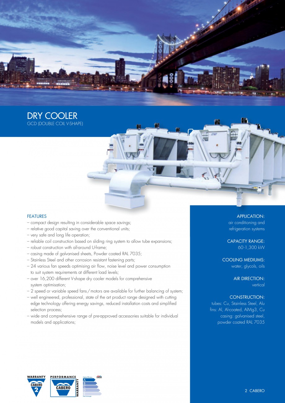 Pagina 2-Turnuri de racire cu circuit inchis CABERO GCD Fisa tehnica Engleza lified
selection process;
–...