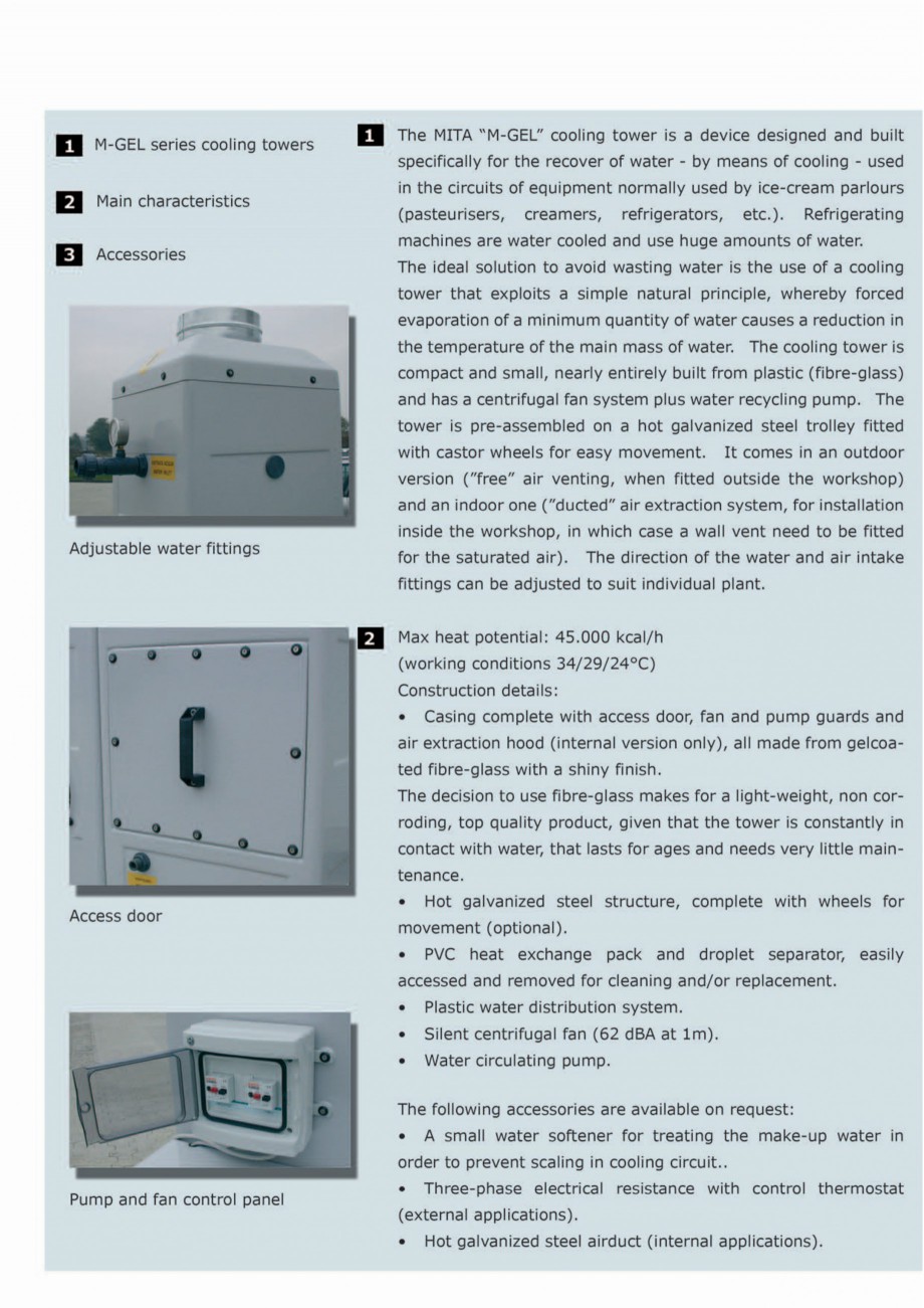 Pagina 2-Turnuri de racire cu circuit deschis MITA M-GEL Fisa tehnica Engleza 