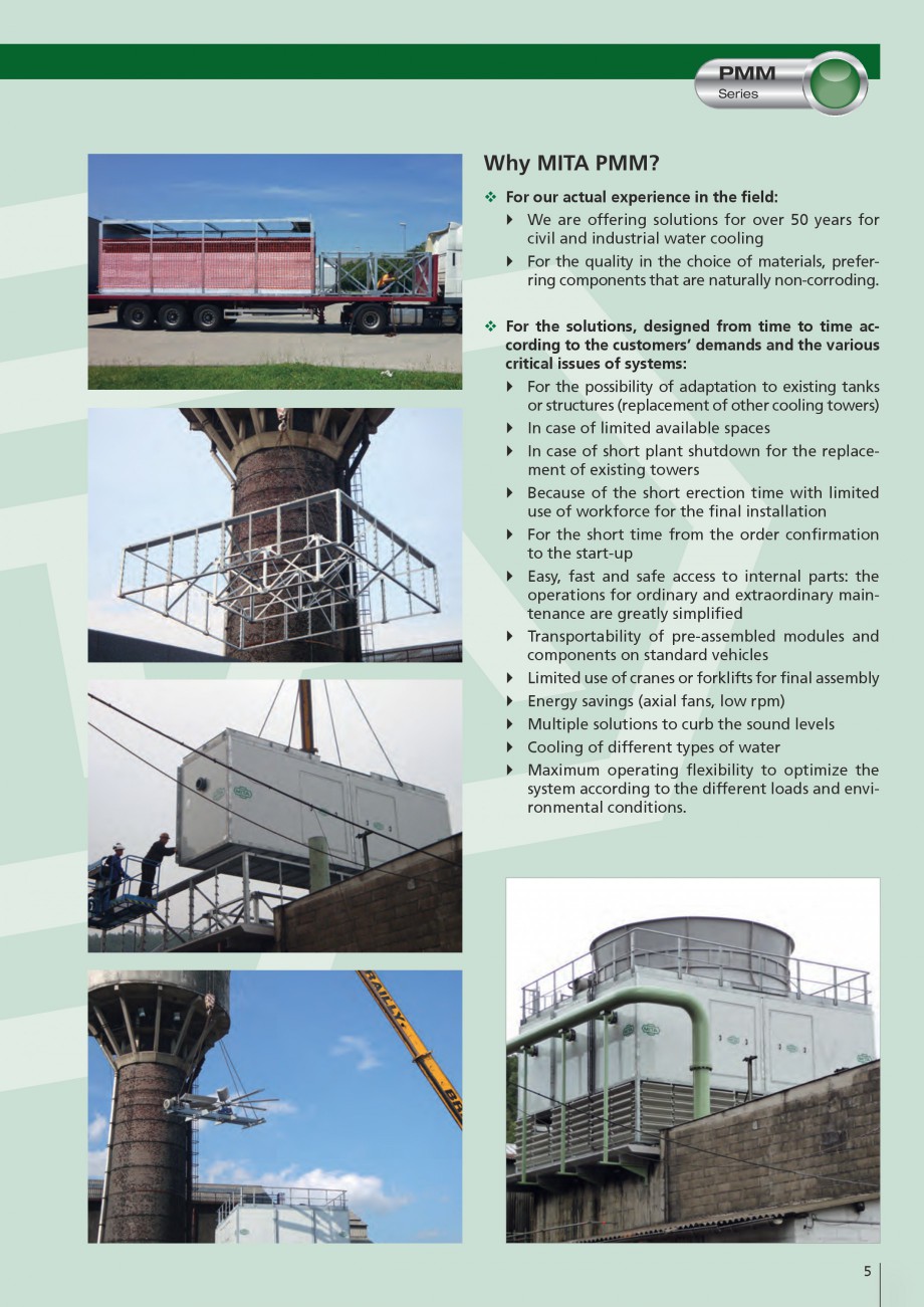 Pagina 5-Turnuri de racire cu circuit deschis MITA PMM Fisa tehnica Engleza ltiple solutions to curb the...