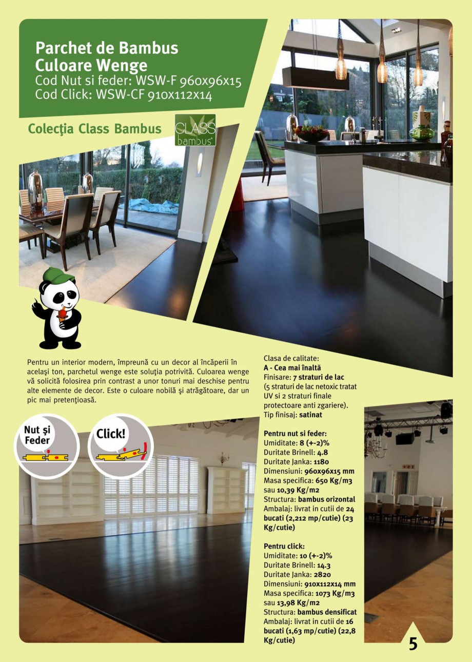 Pagina 7-Parchet din bambus CLASS BAMBUS Parchet bambus densificat, Parchet bambus clasic Catalog, brosura...
