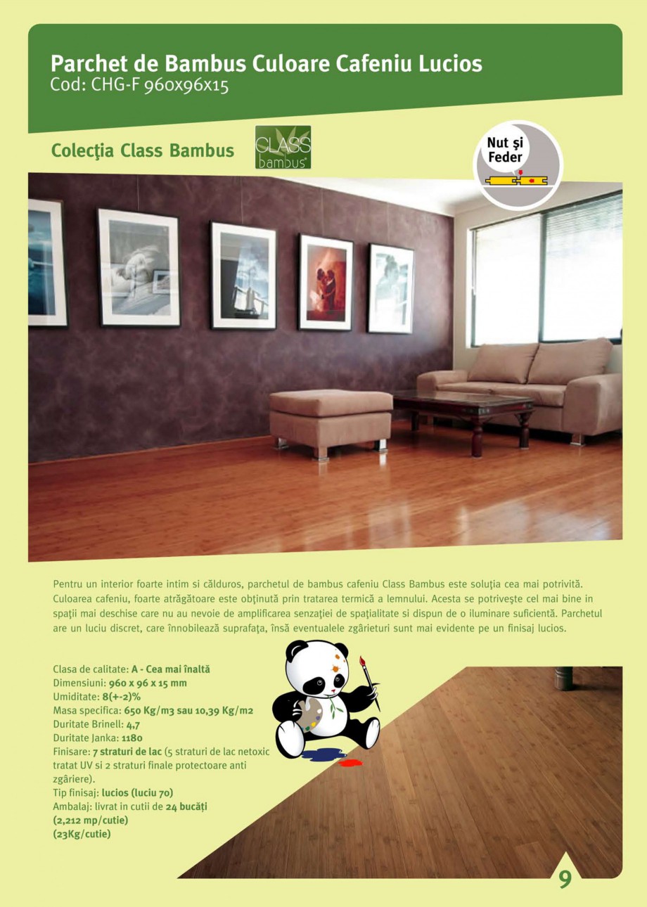 Pagina 11-Parchet din bambus CLASS BAMBUS Parchet bambus densificat, Parchet bambus clasic Catalog, brosura...