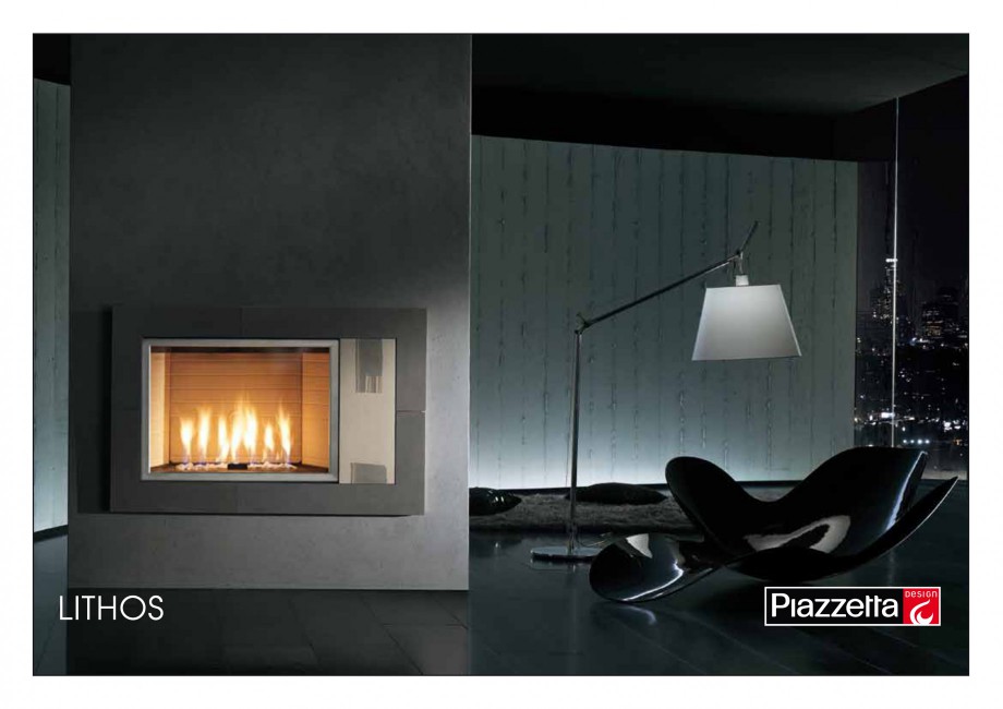 Pagina 1-Semineu design Piazzetta Lithos Fisa tehnica Engleza LITHOS
Gas fireplace with hand-worked...