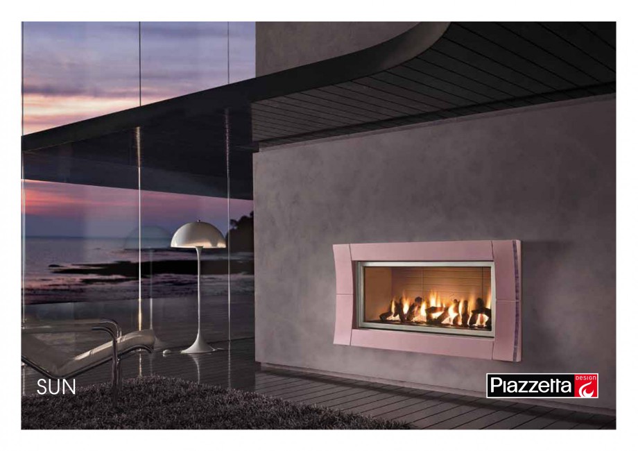 Pagina 1-Semineu design Piazzetta Sun Fisa tehnica Engleza SUN
Gas or wood-burning fireplace with handmade...