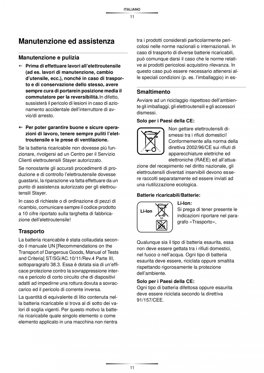 Pagina 14-Masina de gaurit si insurubat cu acumulator 12 V 1.3 Ah STAYER BHL 112 K Instructiuni montaj,...