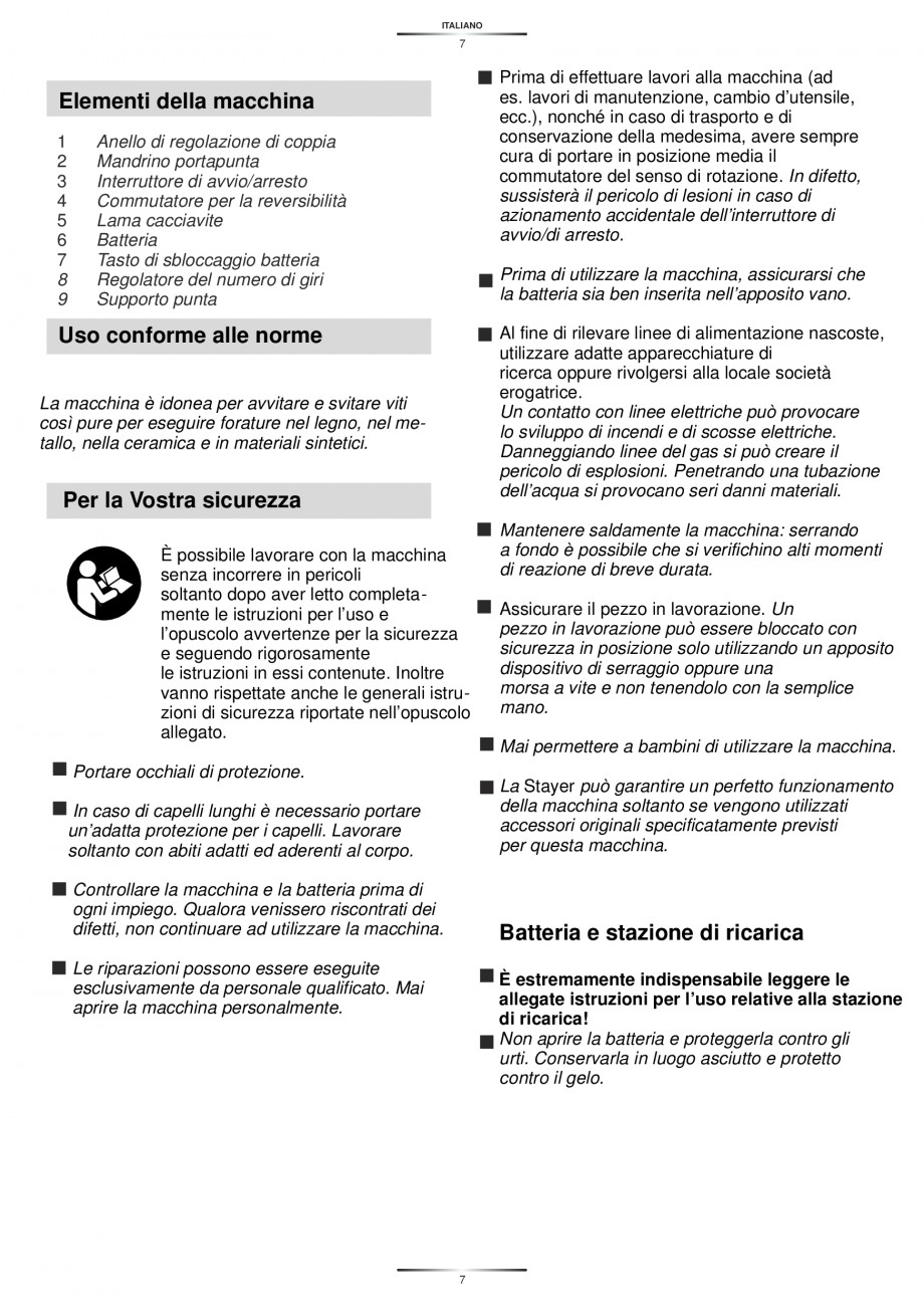 Pagina 9-Masina de gaurit si insurubat cu acumulator 14.4 V 1.3 Ah STAYER BHL 14 K Instructiuni montaj,...