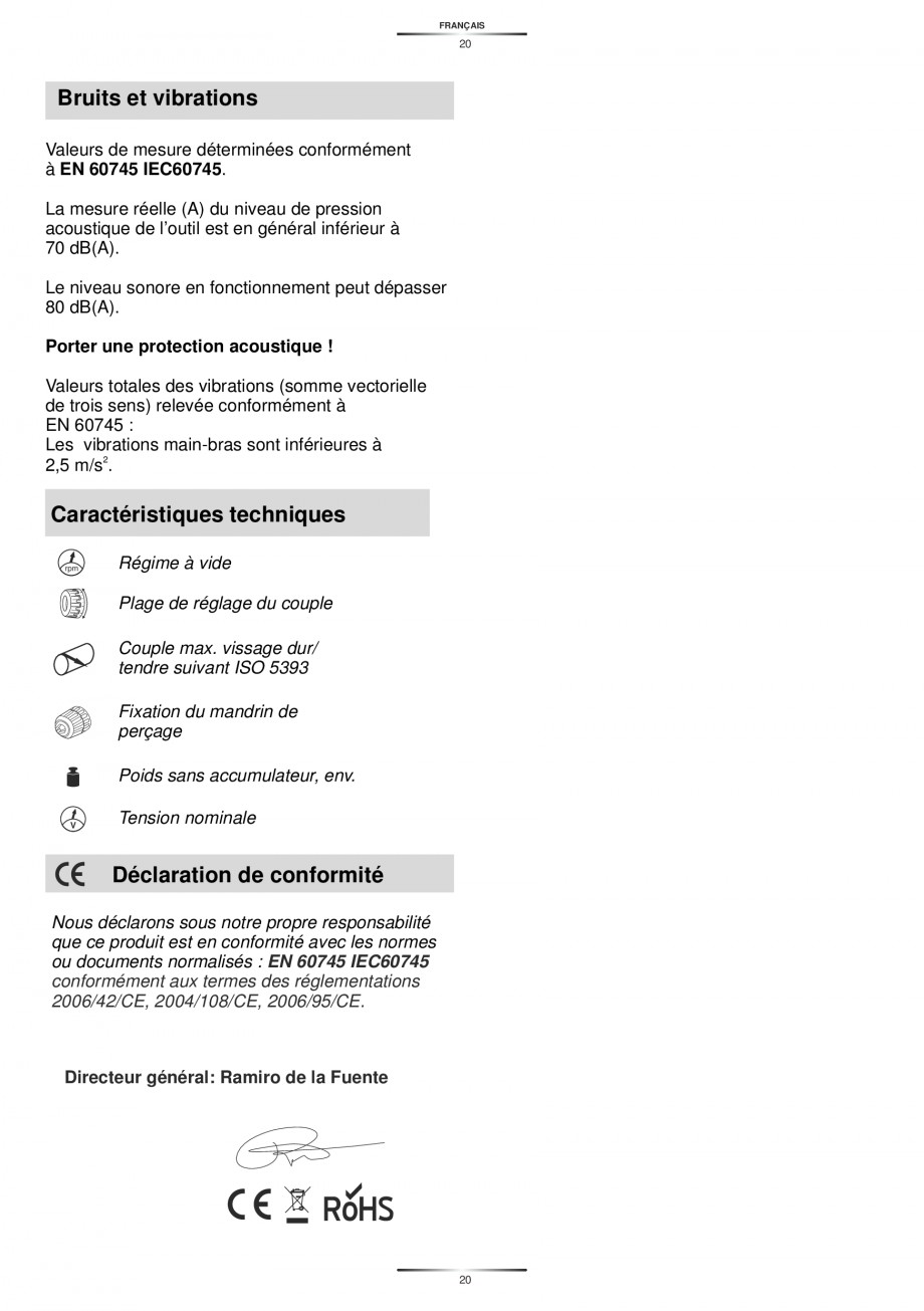 Pagina 22-Masina de gaurit si insurubat cu acumulator 14.4 V 1.3 Ah STAYER BHL 14 K Instructiuni montaj,...