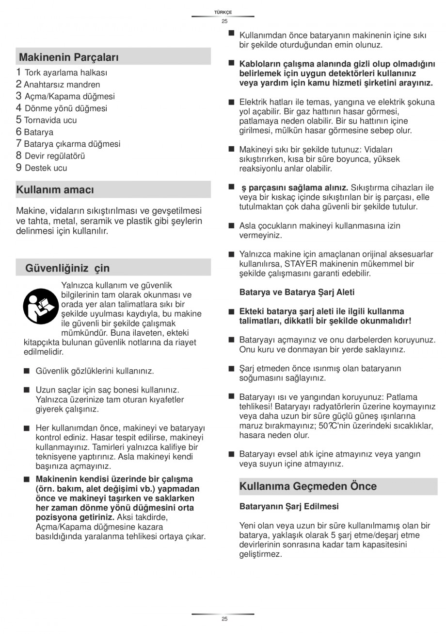 Pagina 27-Masina de gaurit si insurubat cu acumulator 14.4 V 1.3 Ah STAYER BHL 14 K Instructiuni montaj,...