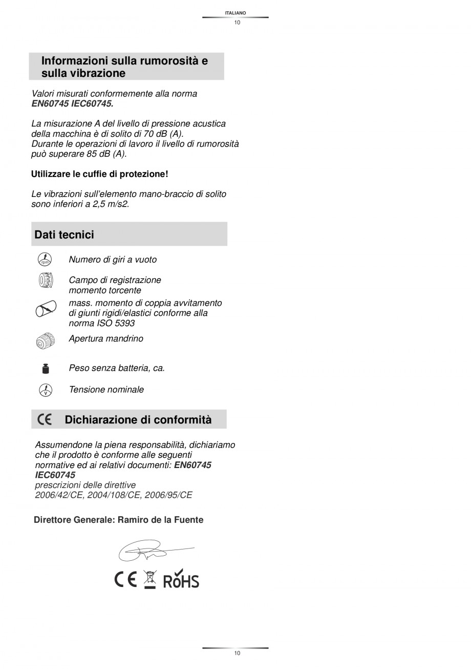 Pagina 12-Masina de gaurit si insurubat cu acumulator NiCd 12V 1.7Ah STAYER BH 12 K Instructiuni montaj,...