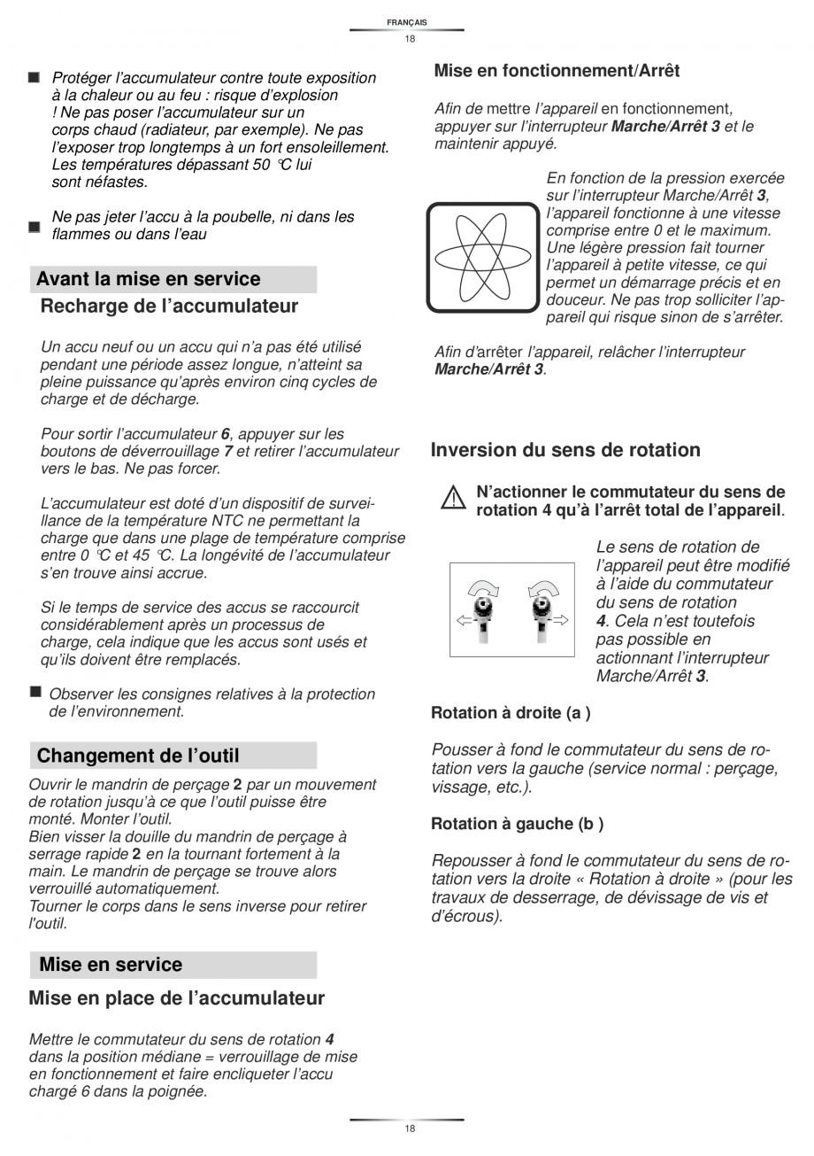Pagina 20-Masina de gaurit si insurubat cu acumulator NiCd 12V 1.7Ah STAYER BH 12 K Instructiuni montaj,...