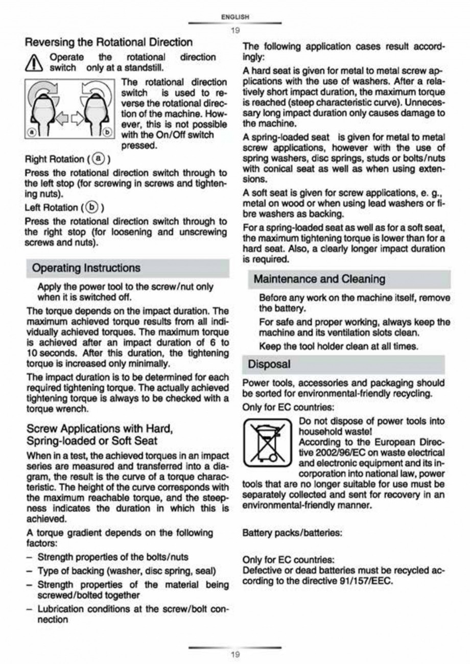 Pagina 19-Masina de gaurit si insurubat cu impact si acumulator Li-ion 20V STAYER ISL 20 K Instructiuni montaj...