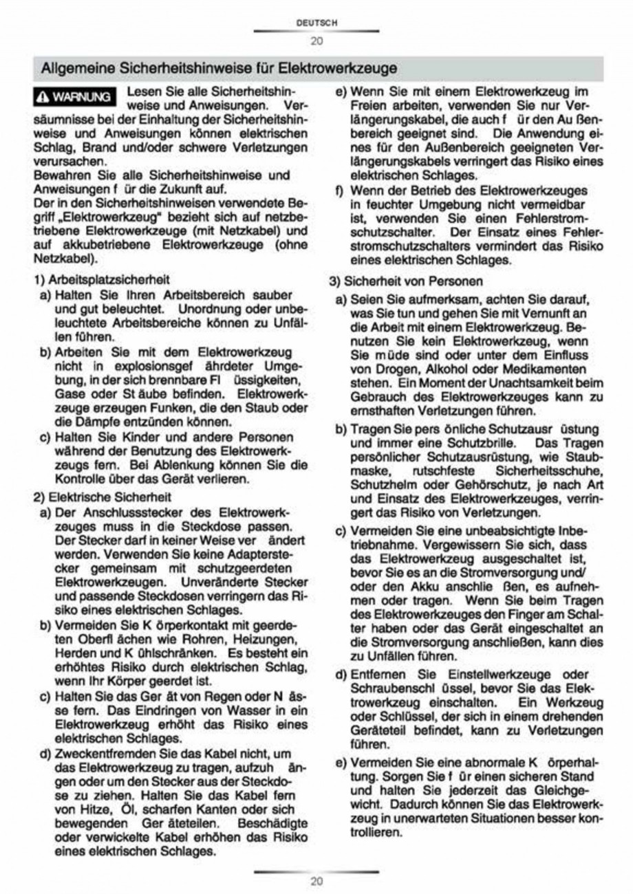 Pagina 20-Masina de gaurit si insurubat cu impact si acumulator Li-ion 20V STAYER ISL 20 K Instructiuni montaj...