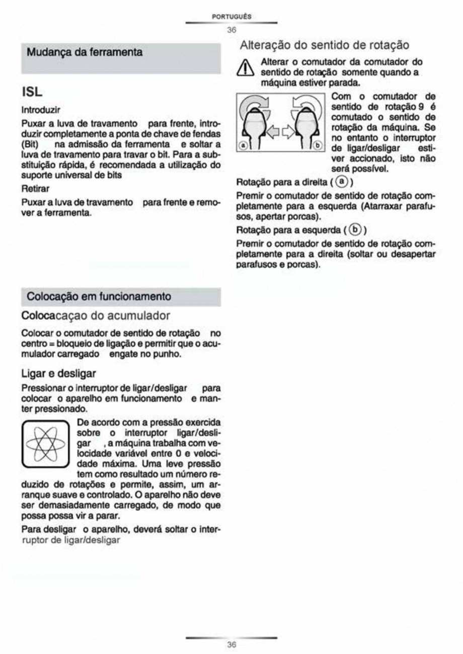 Pagina 37-Masina de gaurit si insurubat cu impact si acumulator Li-ion 20V STAYER ISL 20 K Instructiuni montaj...