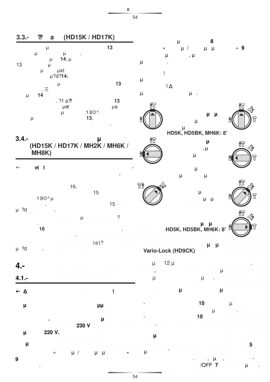 Pagina 54-Ciocan rotopercutor 950 W STAYER SDS-plus HD 5K Instructiuni montaj, utilizare Engleza, Germana,...