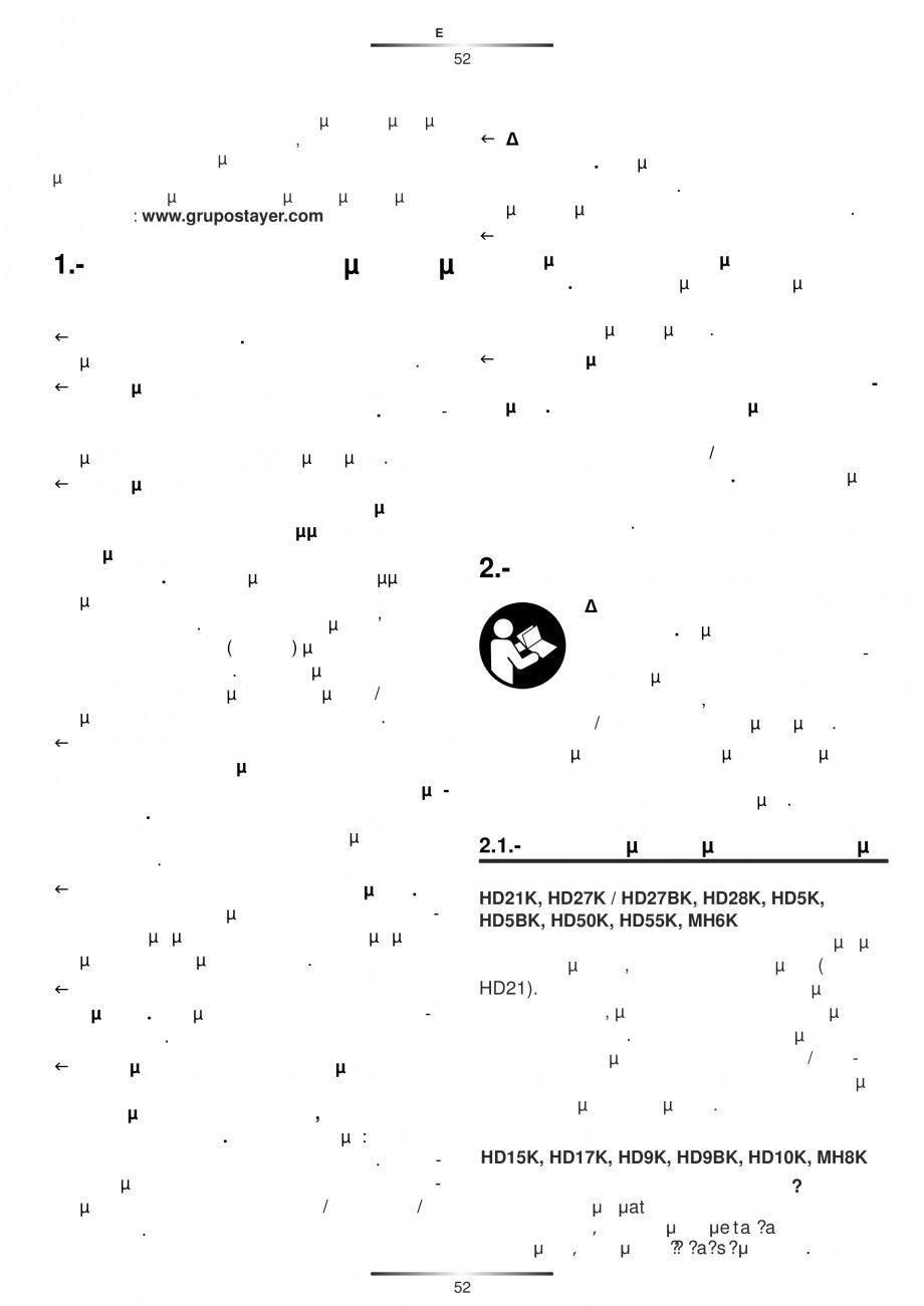 Pagina 52-Ciocan rotopercutor cu cutie STAYER SDS-max HD 50K Instructiuni montaj, utilizare Engleza, Germana, ...