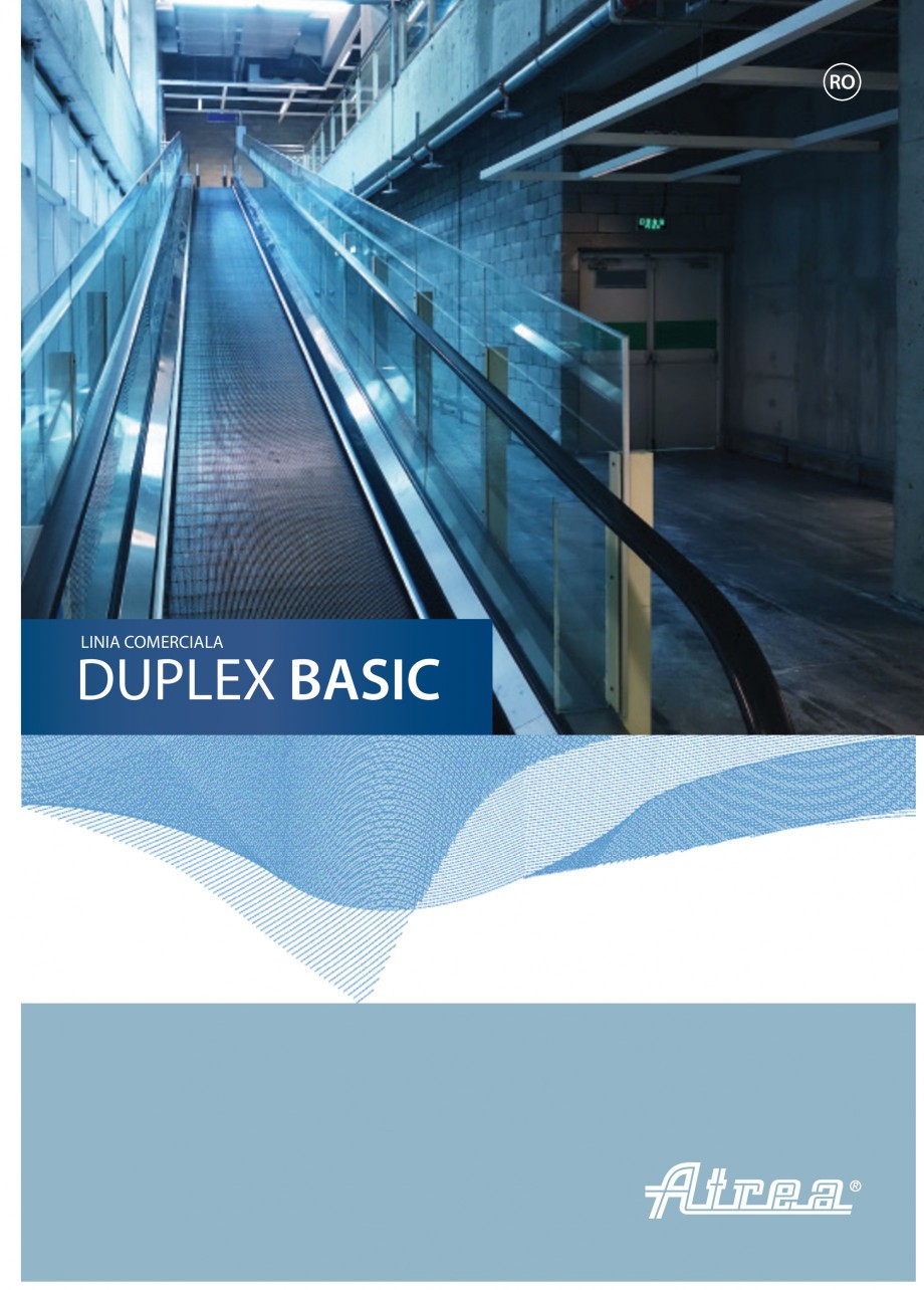 Pagina 1-Unitate de ventilatie ATREA DUPLEX BASIC Catalog, brosura Romana RO

LINIA COMERCIALA

DUPLEX BASIC
...