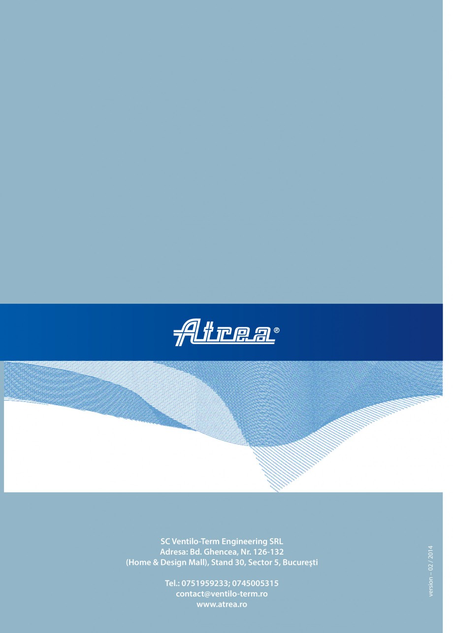 Pagina 16-Unitate de ventilatie ATREA DUPLEX BASIC Catalog, brosura Romana a in functie de senzorii de CO2, RH...