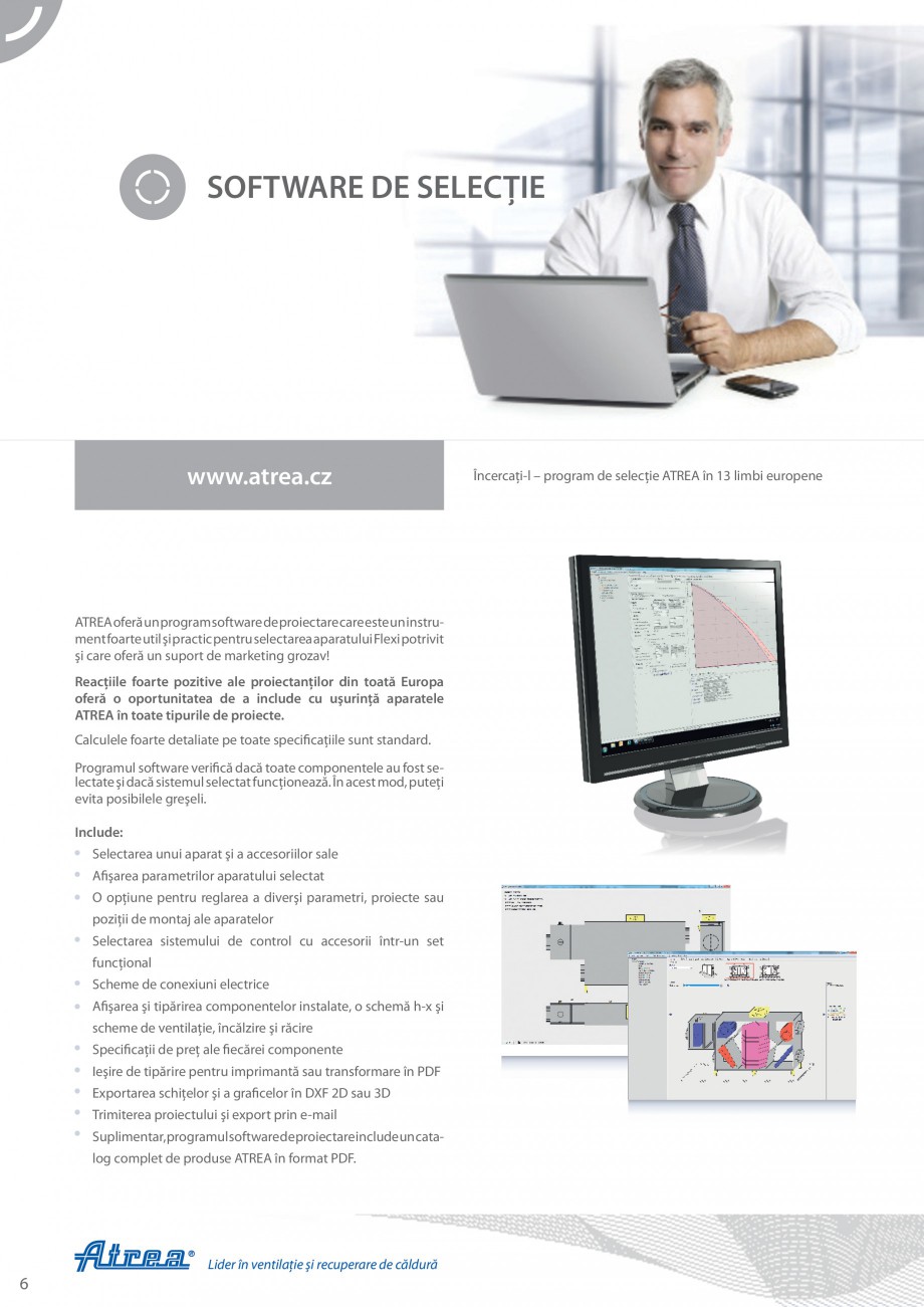 Pagina 6-Unitate de ventilatie ATREA DUPLEX-S FLEXI Catalog, brosura Romana  modelele de igienă, conform...
