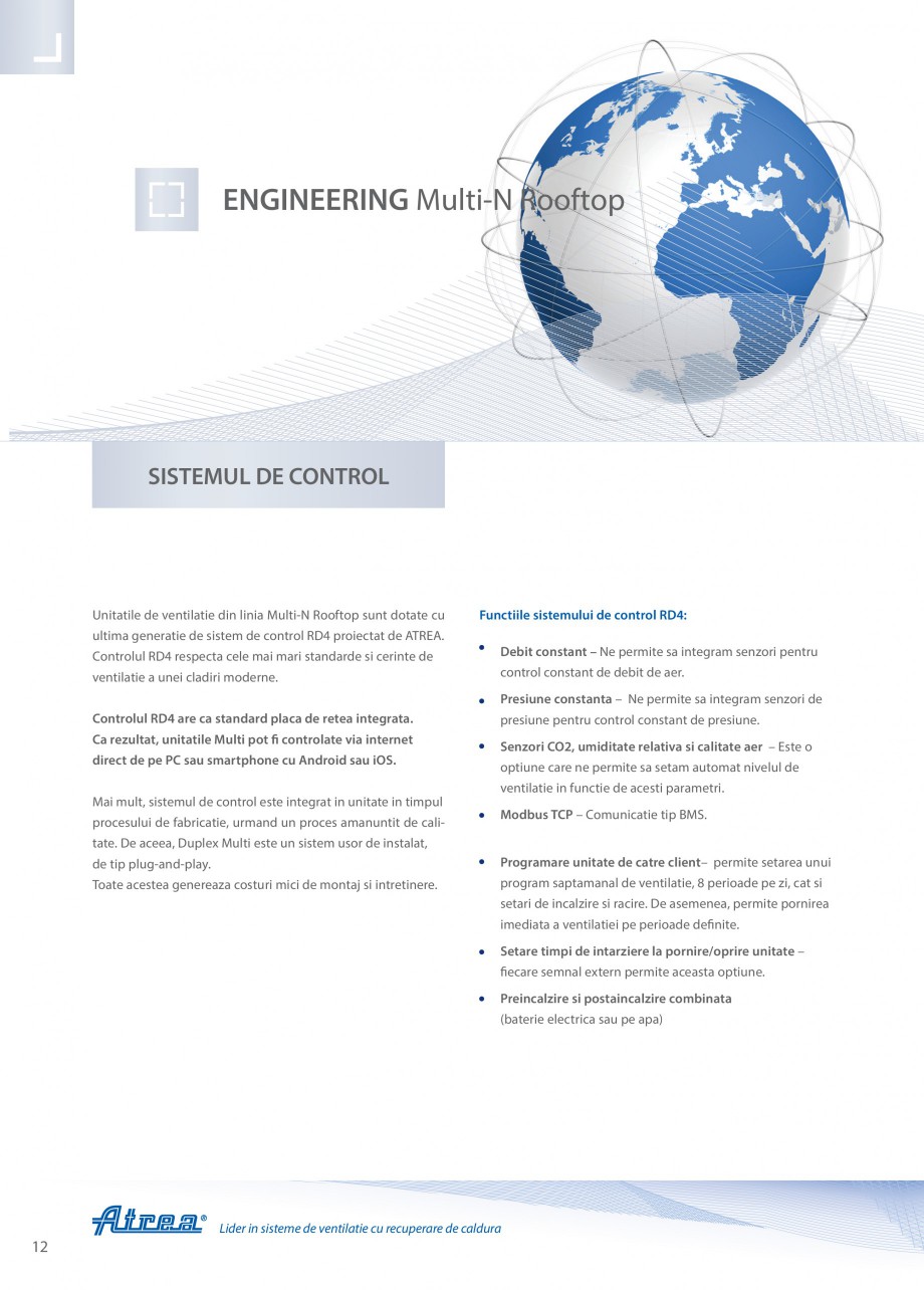 Pagina 12-Unitate de ventilatie ATREA DUPLEX MULTI-N Rooftop Catalog, brosura Romana oarte mare si implicit...