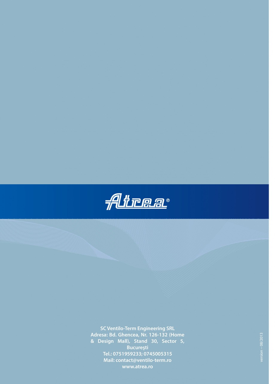 Pagina 16-Unitate de ventilatie ATREA DUPLEX MULTI-N Rooftop Catalog, brosura Romana rat
in centrala, merge...