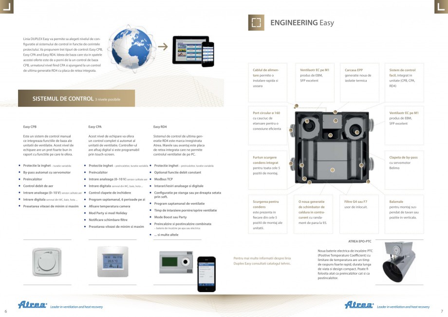 Pagina 4-Unitate de ventilatie cu recuperare de caldura ATREA DUPLEX EASY Catalog, brosura Romana 
...