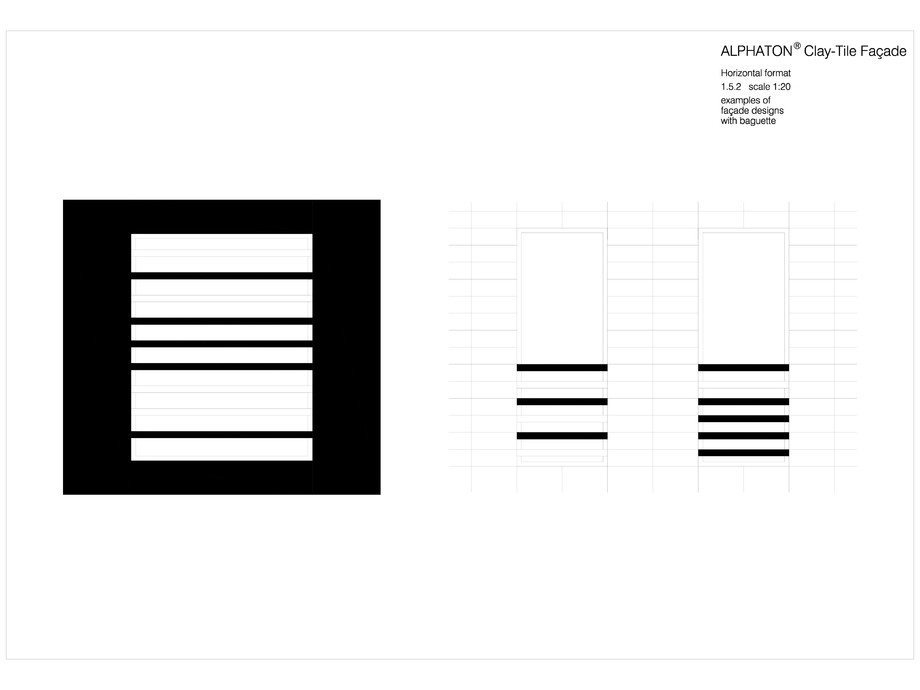 Pagina 1-CAD-DWG Placaje ceramice pentru fatada  - Montaj orizontal - Exemple de design (Stereotomie) pentru ...