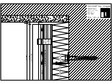 Sisteme de placaje ceramice pentru fatada - Montaj orizontal pe structura de aluminiu - Sectiune verticala