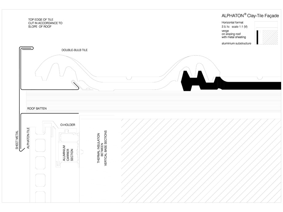 Pagina 1-CAD-DWG Sisteme de placaje ceramice pentru fatada - 2513 MOEDING Detaliu de produs LONGOTON 