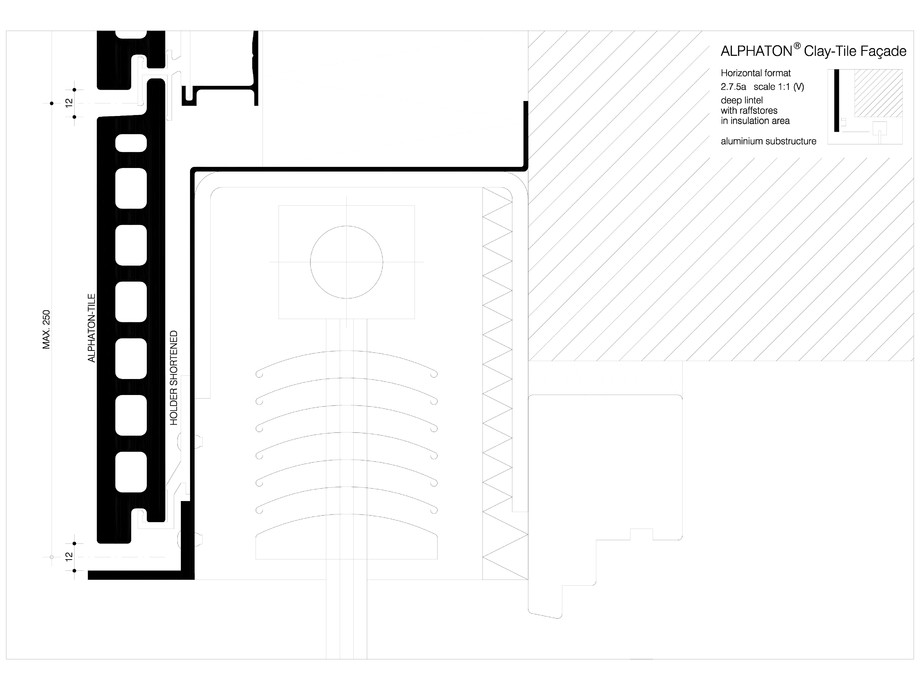 Pagina 1-CAD-DWG Sisteme de placaje ceramice pentru fatada - 2712 MOEDING Detaliu de produs LONGOTON 
