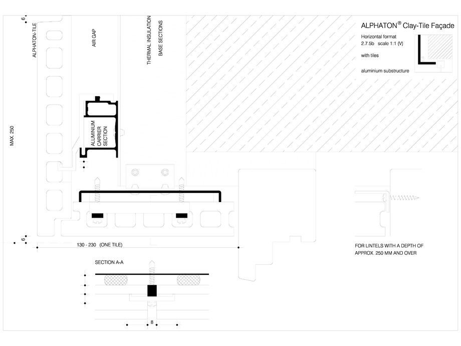 Pagina 1-CAD-DWG Sisteme de placaje ceramice pentru fatada - 2752 MOEDING Detaliu de produs LONGOTON 