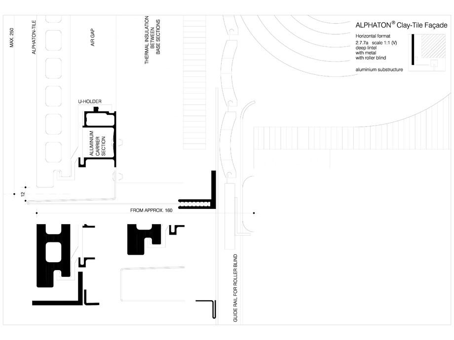 Pagina 1-CAD-DWG Sisteme de placaje ceramice pentru fatada - 2771 MOEDING Detaliu de produs LONGOTON 