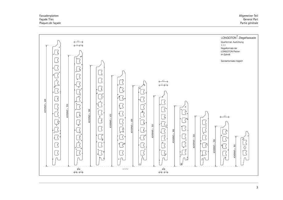 Pagina 3-CAD-PDF Sisteme de placaje ceramice pentru fatada  MOEDING Detaliu de montaj LONGOTON 