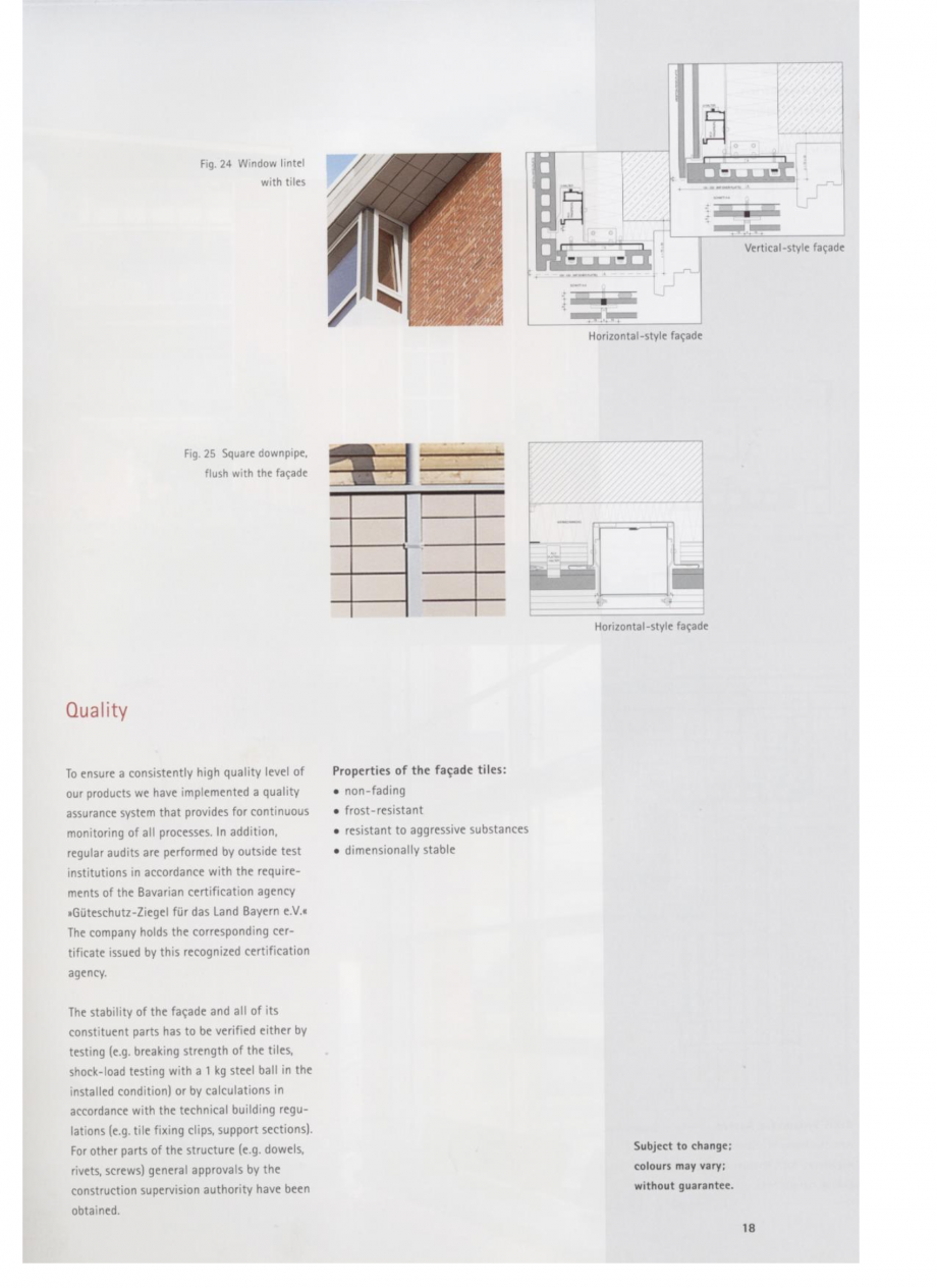 Pagina 9-Sisteme de placaje ceramice pentru fatada
 MOEDING ALPHATON Fisa tehnica Engleza 