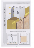 Sisteme de fixare pentru fatade ventilate cu placaj ceramic
 EUROFOX - MacFOX