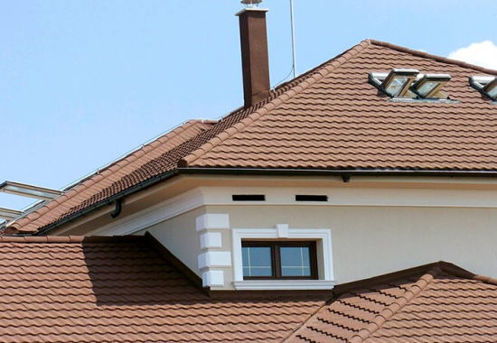 Tigla Metalica Cu Acoperire De Piatra Naturala Metrotile De La Expo Test Construct