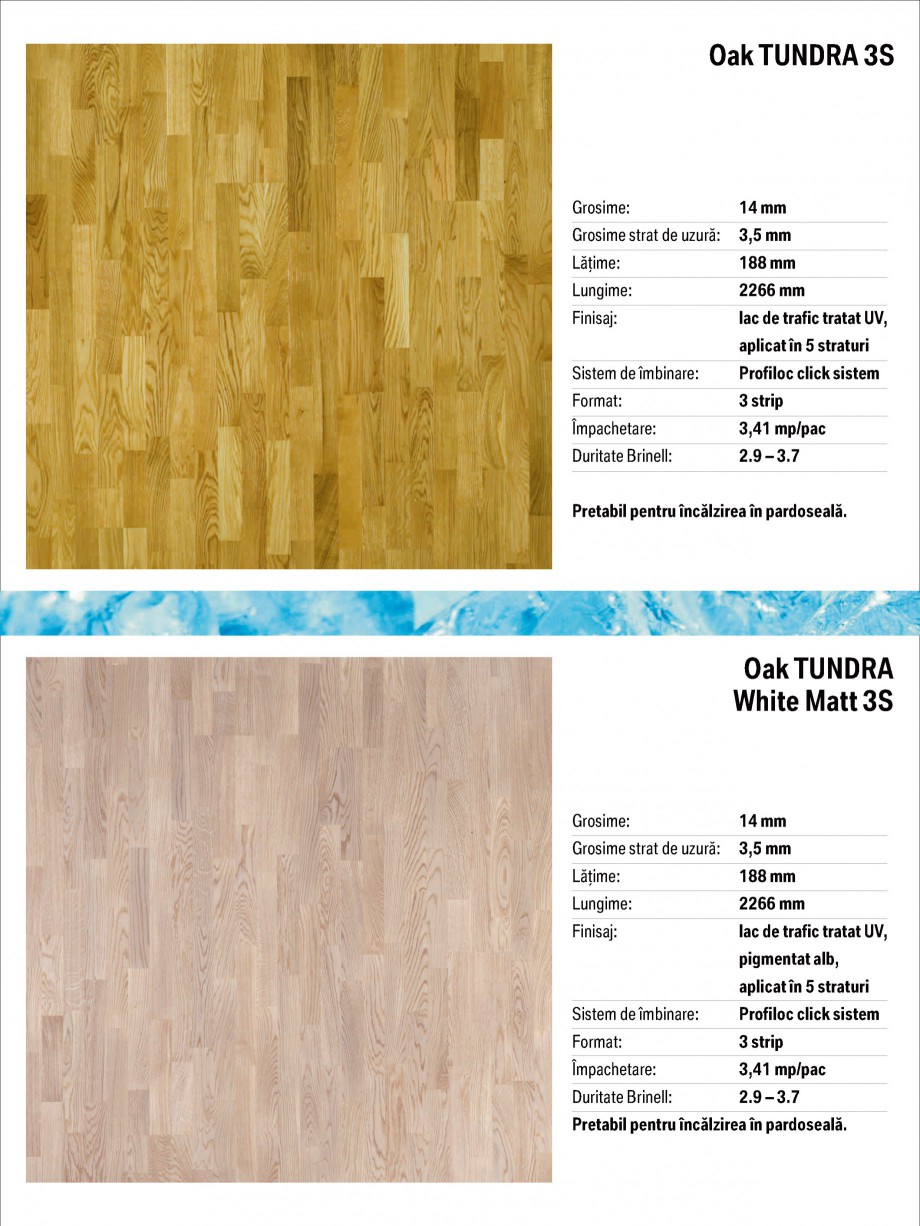 Pagina 4-Parchet triplu stratificat stejar Polarwood - Catalog POLARWOOD Tundra White Matt, Calvados ,...
