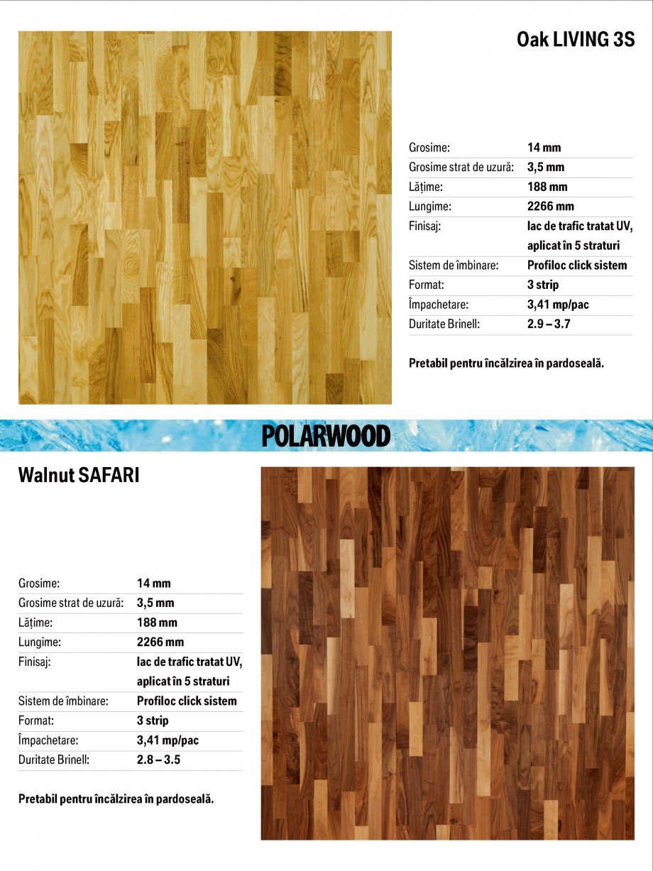 Pagina 5-Parchet triplu stratificat stejar Polarwood - Catalog POLARWOOD Tundra White Matt, Calvados ,...