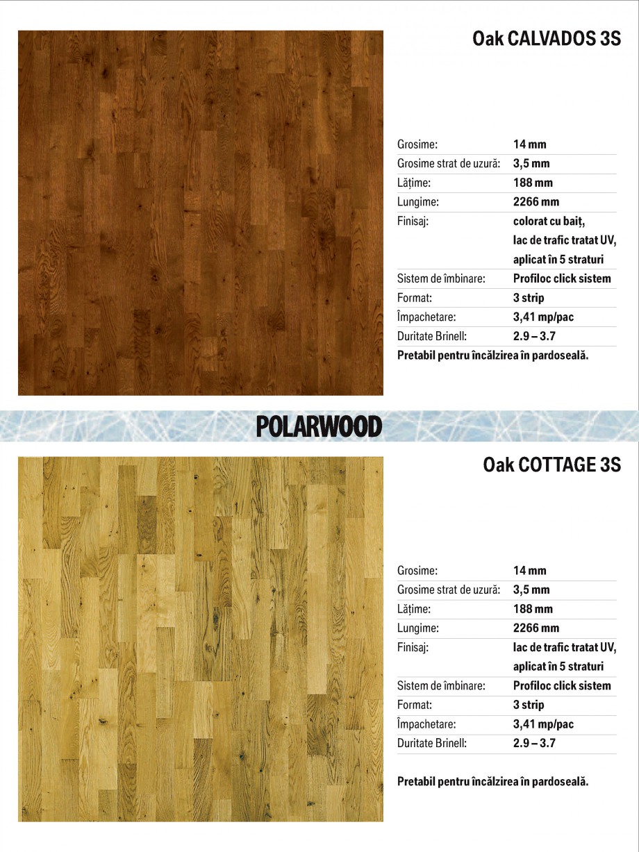 Pagina 7-Parchet triplu stratificat stejar Polarwood - Catalog POLARWOOD Tundra White Matt, Calvados ,...
