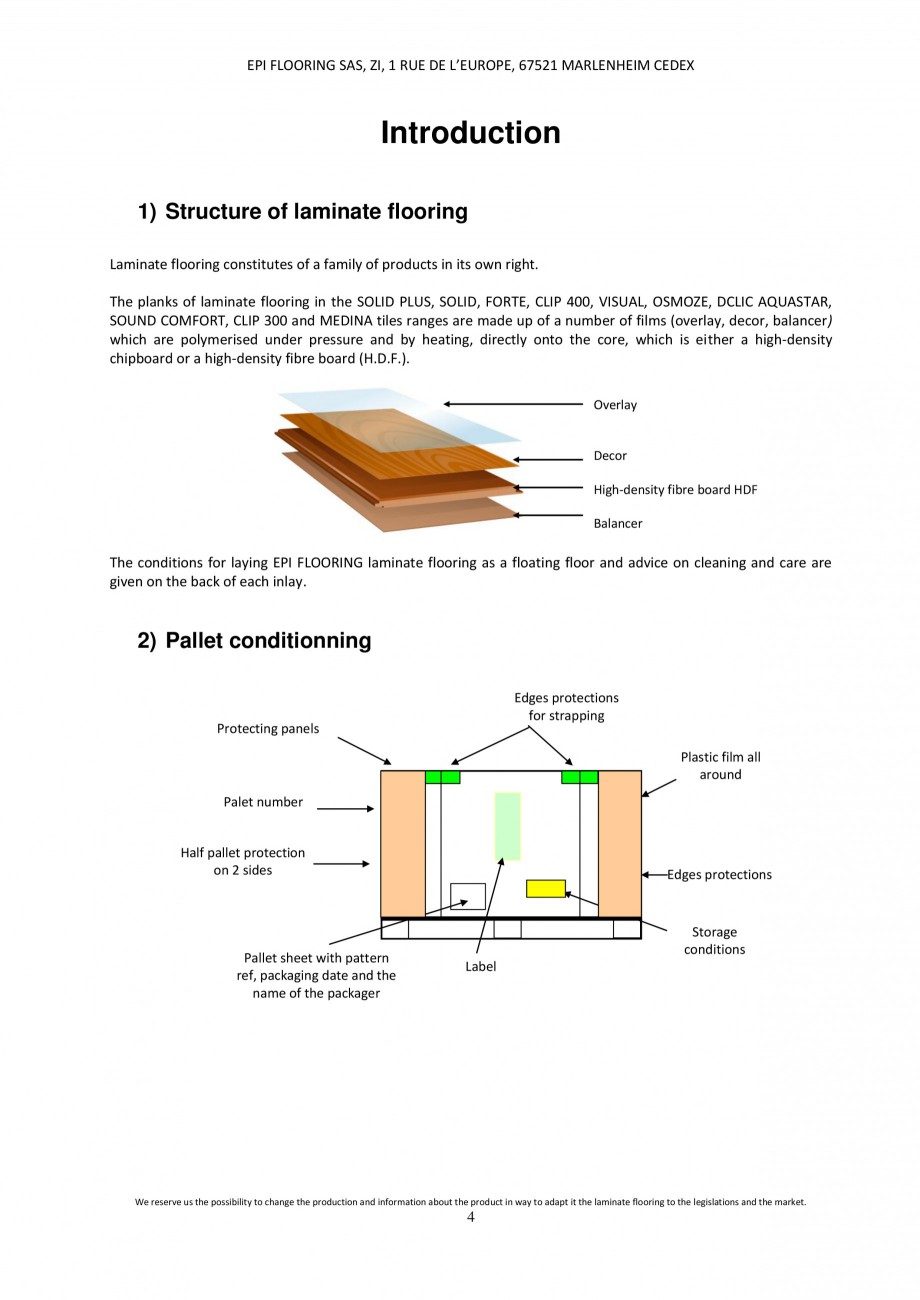 Pagina 3-Parchet laminat - Utilizare, montaj si informatii - Alsafloor ALSAFLOOR Sardinia Oak 619, Corsica...