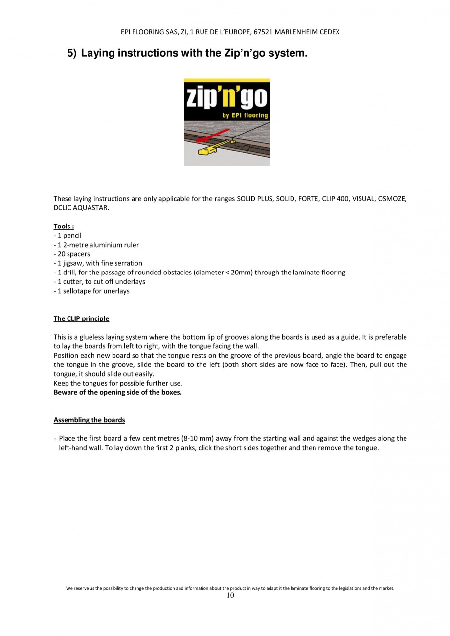 Pagina 9-Parchet laminat - Utilizare, montaj si informatii - Alsafloor ALSAFLOOR Sardinia Oak 619, Corsica...