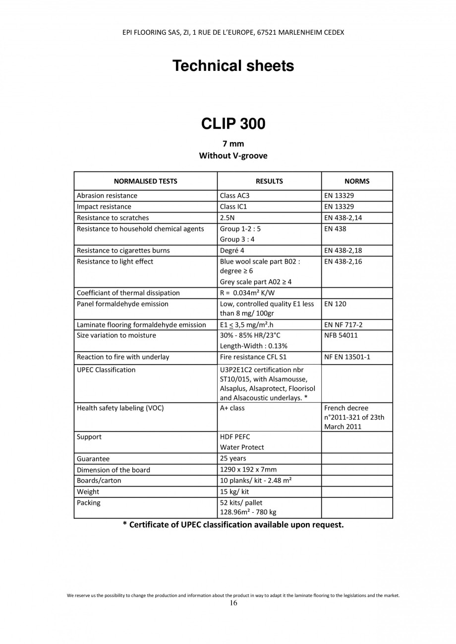 Pagina 15-Parchet laminat - Utilizare, montaj si informatii - Alsafloor ALSAFLOOR Sardinia Oak 619, Corsica...