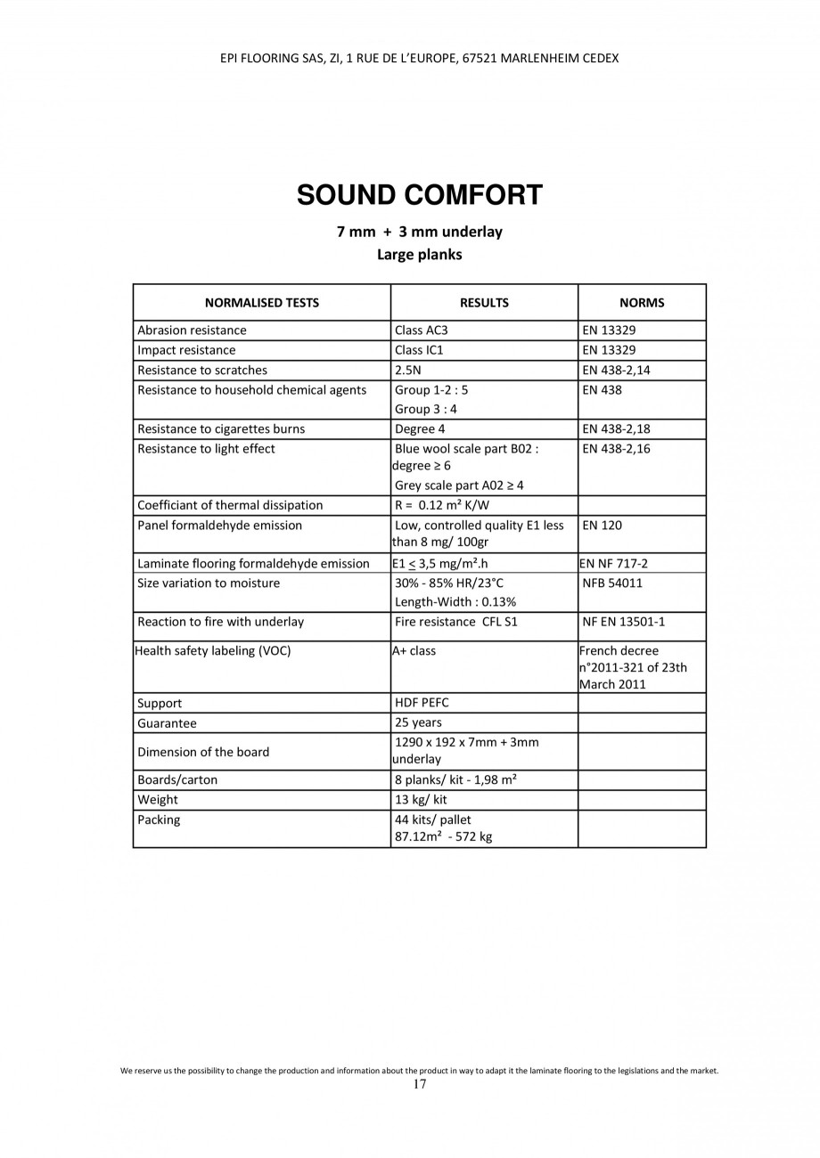 Pagina 16-Parchet laminat - Utilizare, montaj si informatii - Alsafloor ALSAFLOOR Sardinia Oak 619, Corsica...